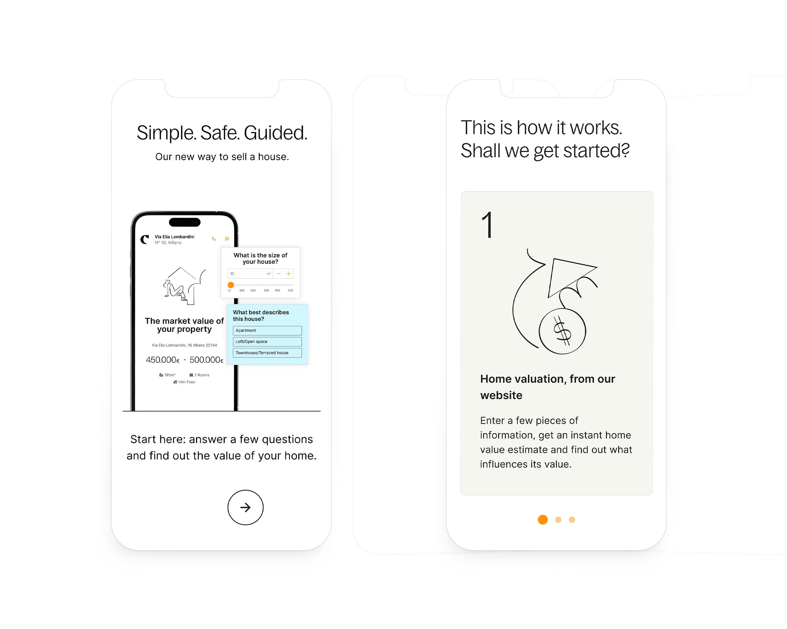 Screen from the website showing major changes in product explanation.